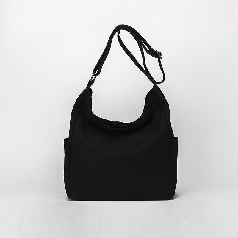 Canvas casual messenger female bag Japanese lazy style simple wild female large capacity cloth bag