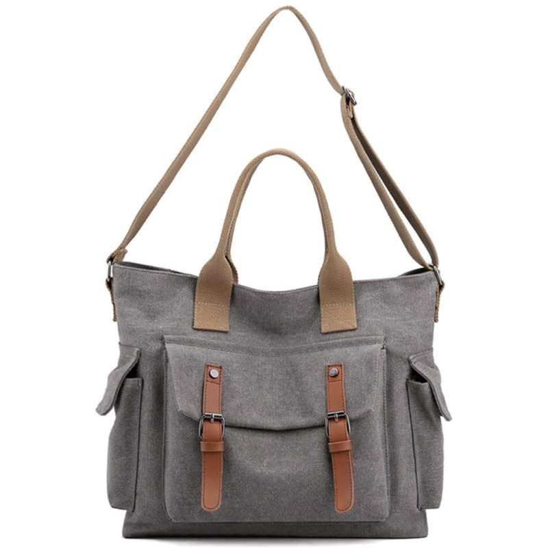 Wysokiej jakosci plotno torby na ramie Crossbody dla kobiet skrzynki torba damska torba pojemna torba Casual dzikie torby damskie