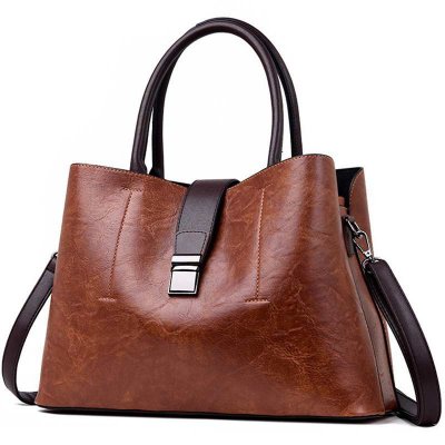 Archiwalne damskie skorzane damskie damskie projektant Casual torebka Crossbody Sac A Main Femme