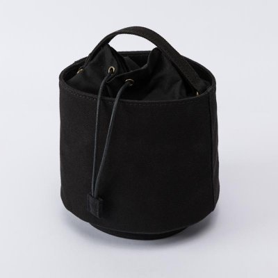 High sense canvas bucket bag WOMEN small fresh wild portable diagonal small bag WOMEN