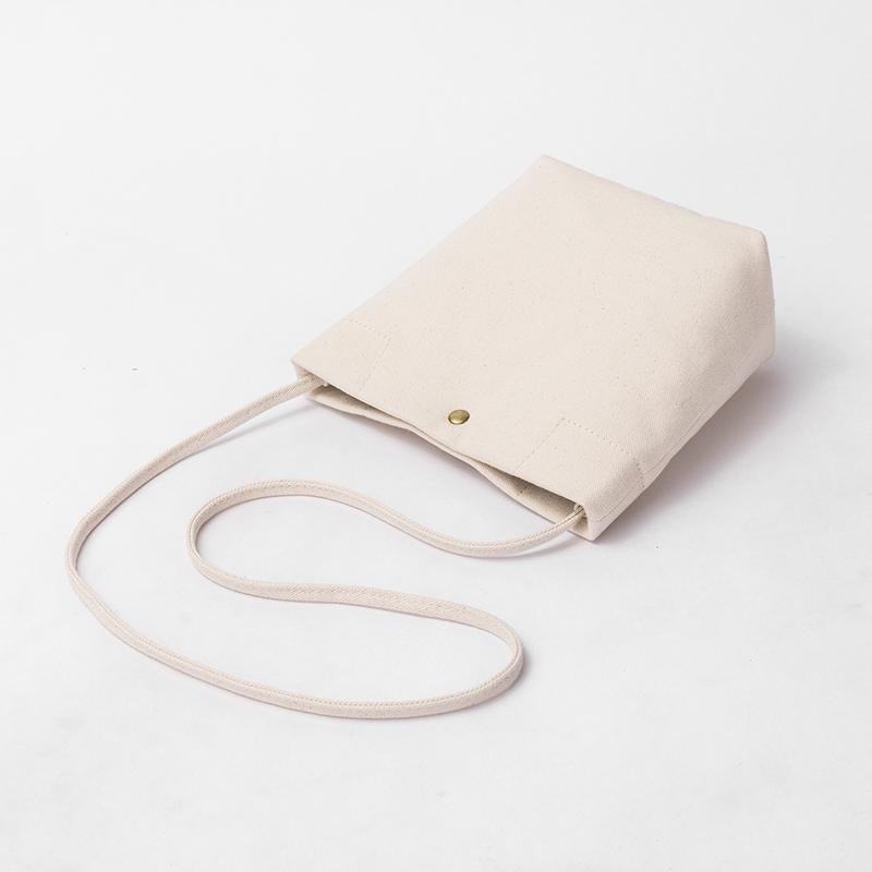 Pure cotton canvas small  bag new fashion super fire wild tide ins casual bucket messenger bag